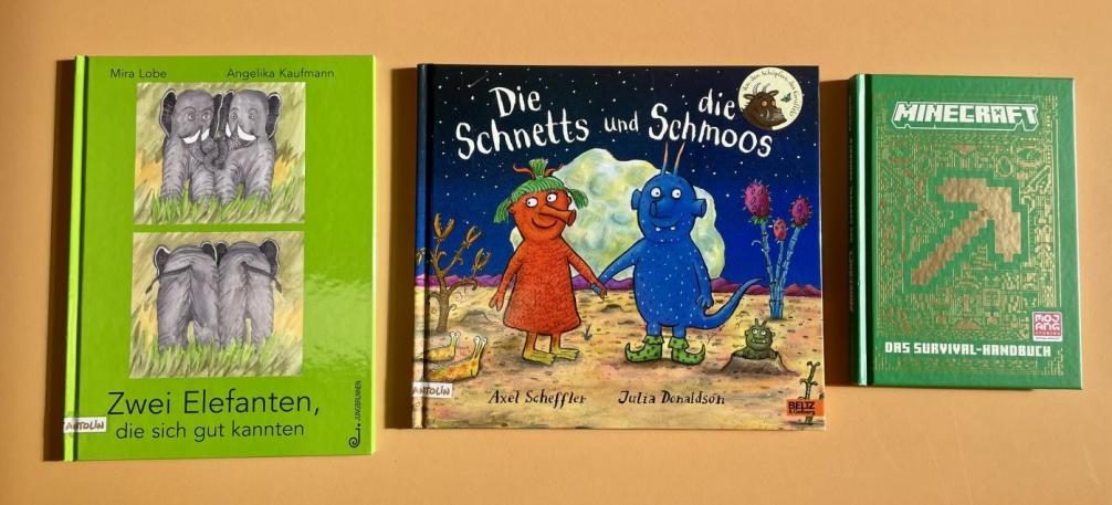 verschiedene Bücher